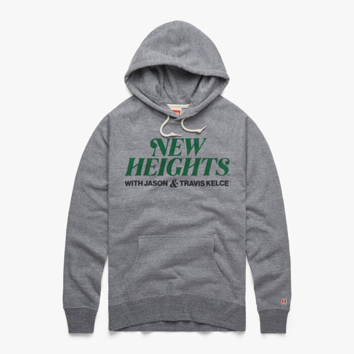 New Heights Podcast Hoodie - Grey