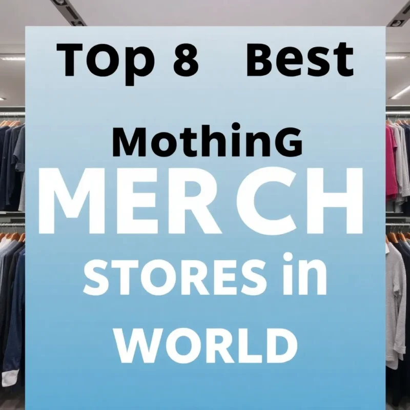 Top 8 Best Clothing Merch Stores in the World