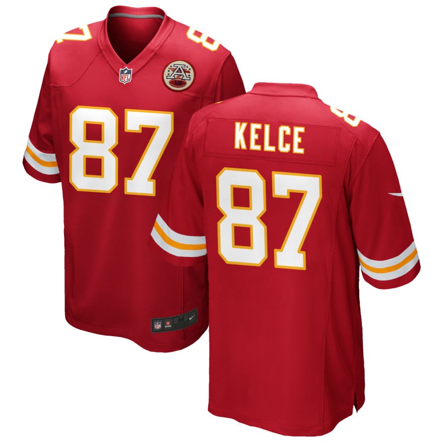 Kansas City Chiefs Nike Custom Game Jersey - Red